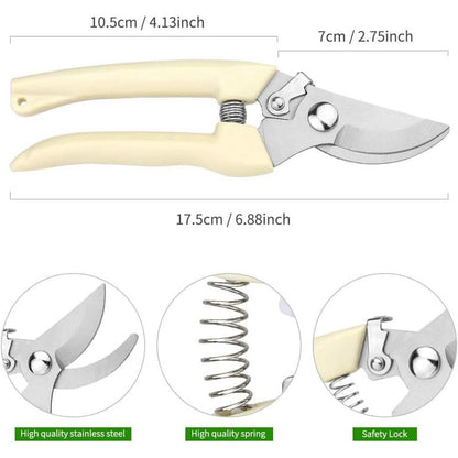 2-Pack: Stainless Steel Bypass Pruning Shears DailySale