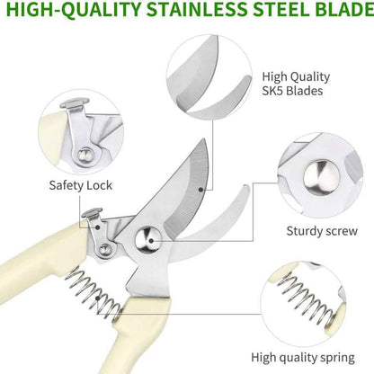2-Pack: Stainless Steel Bypass Pruning Shears DailySale