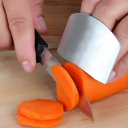 2-Pack: Stainless Steel Finger Protector For Cutting, Chopping and Dicing DailySale