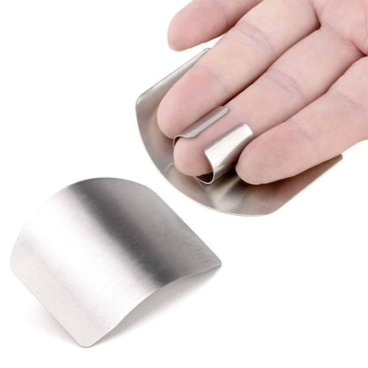 2-Pack: Stainless Steel Finger Protector For Cutting, Chopping and Dicing DailySale
