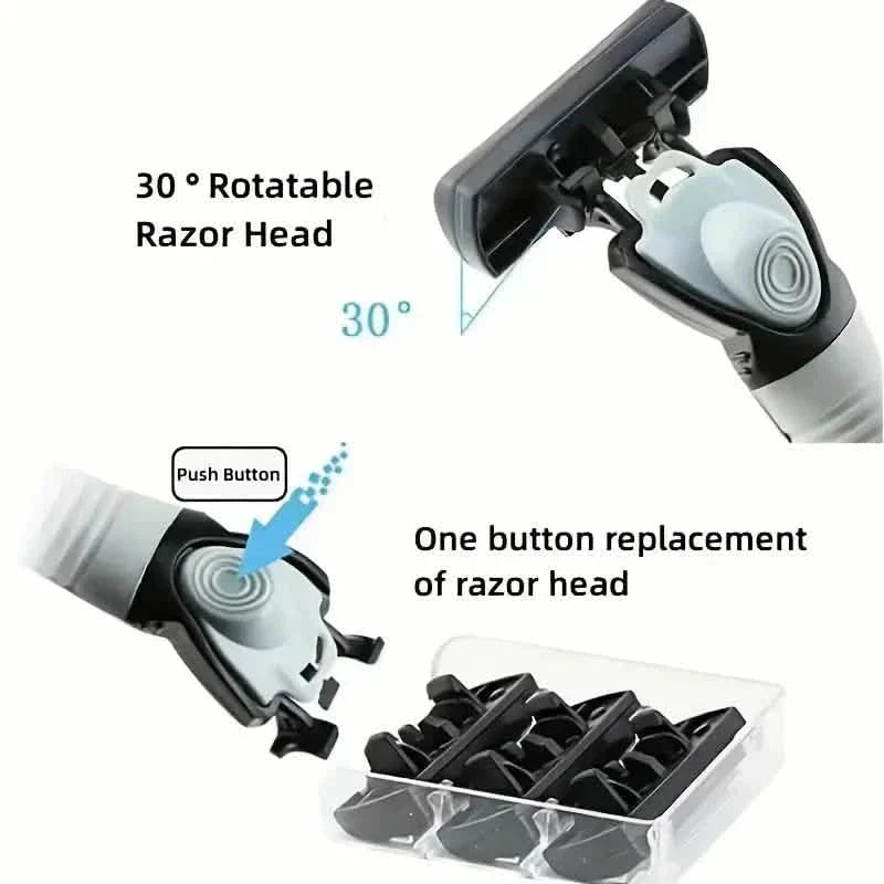2-Pack: Stainless Steel Shaver with 18 Replacement Razor Blades DailySale