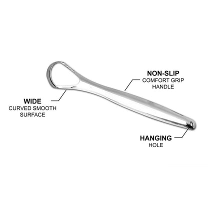 2-Pack: Stainless Steel Tongue Cleaner Scraper DailySale