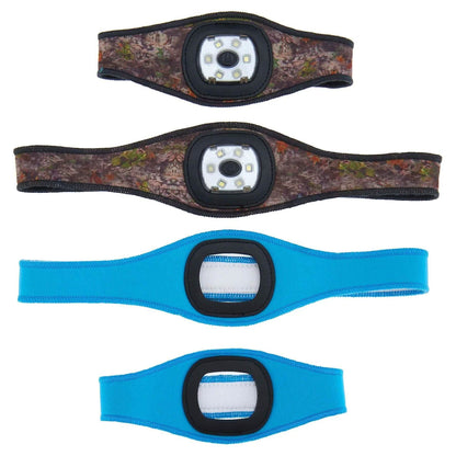 2-Pack: Stanley Rechargeable Ultra Bright Headband LED Lights with Armbands DailySale