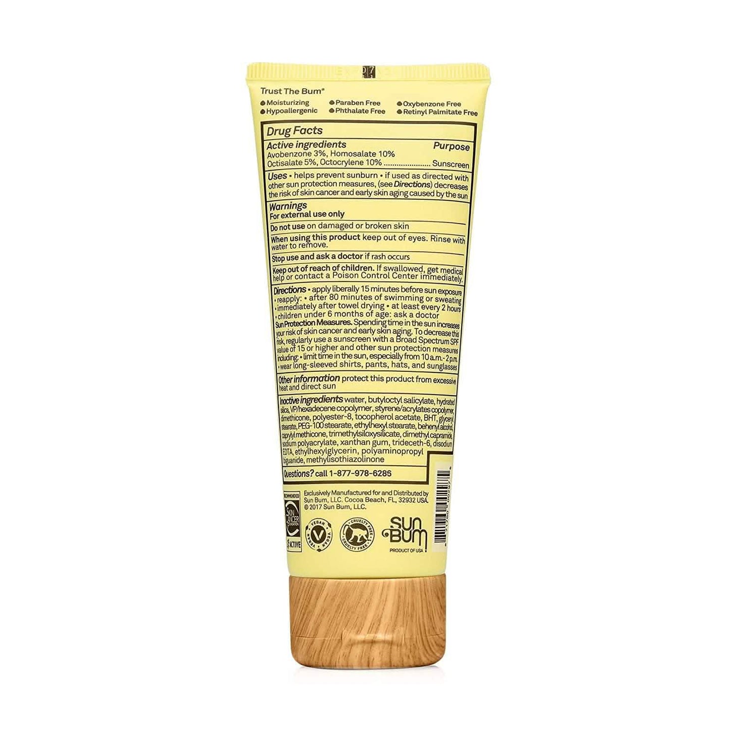 2-Pack: Sun Bum Original SPF 50 Sunscreen Face Lotion 3 oz DailySale