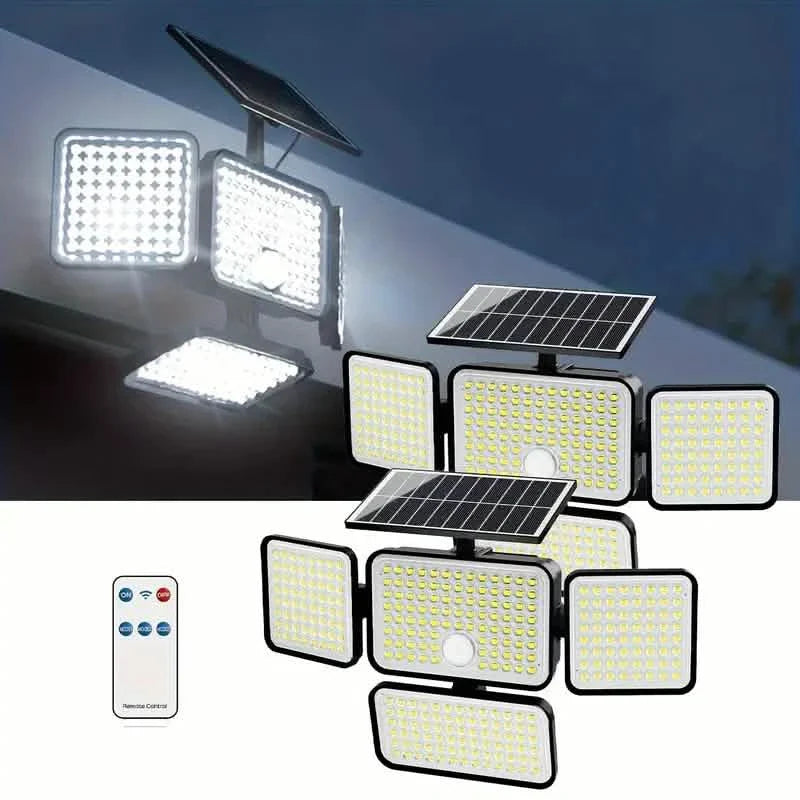 2-Pack: Super Bright Solar Motion Sensor Outdoor Light with Remote DailySale