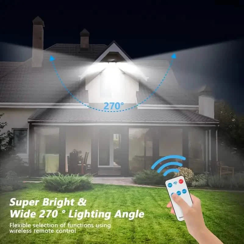 2-Pack: Super Bright Solar Motion Sensor Outdoor Light with Remote DailySale