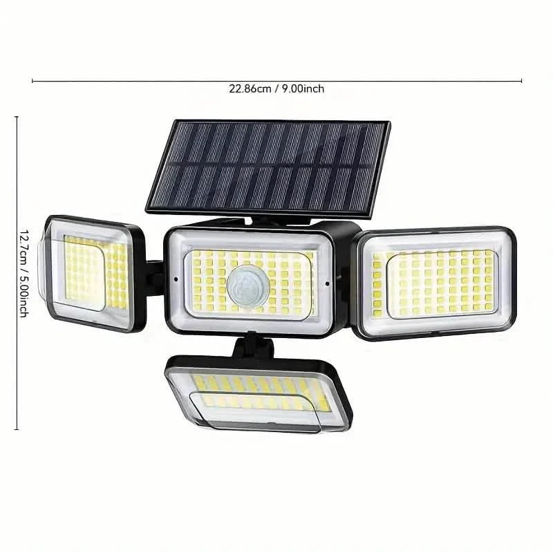 2-Pack: Super Bright Solar Motion Sensor Outdoor Light with Remote DailySale