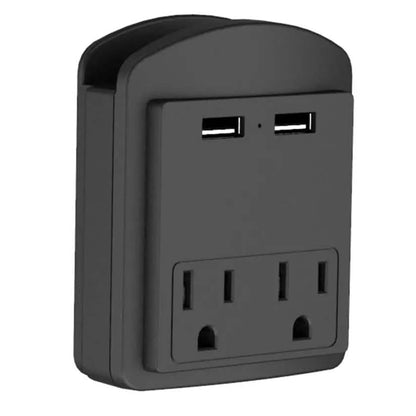 2-Pack: Surge Protector 2 Wall Outlets and 2 USB Ports DailySale