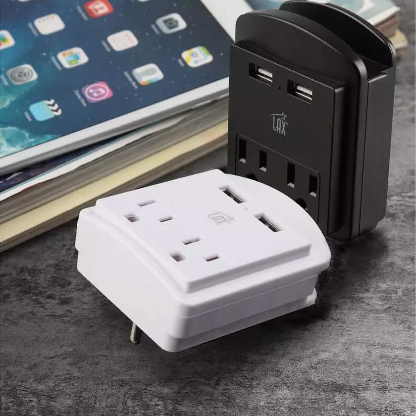 2-Pack: Surge Protector 2 Wall Outlets and 2 USB Ports DailySale