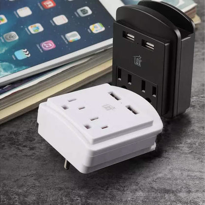 2-Pack: Surge Protector 2 Wall Outlets and 2 USB Ports DailySale