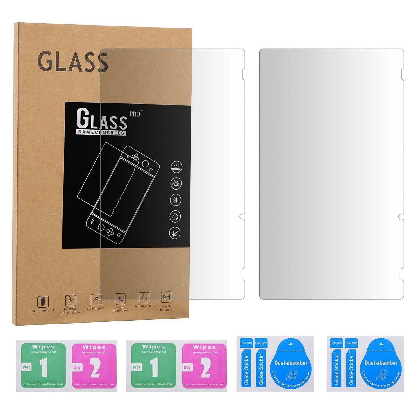 2-Pack: Tempered Glass Screen Protector for Nintendo Switch DailySale