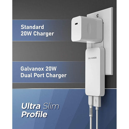 2-Pack: Type C Flat Slim Power Adapter DailySale