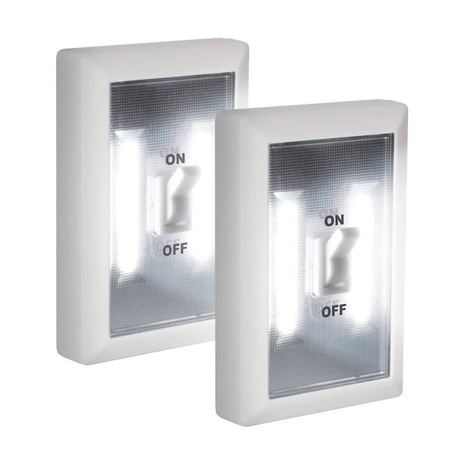 2-Pack: Ultra Bright, LED Light Switch, Stick Anywhere DailySale