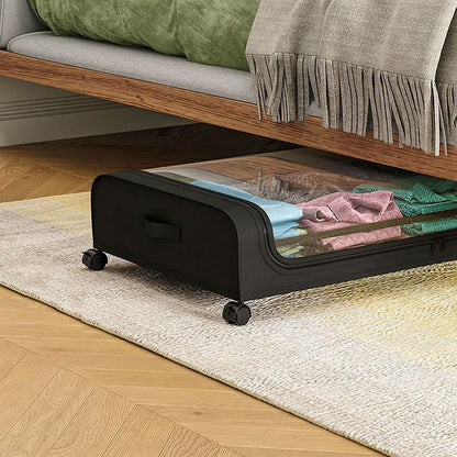Under-Bed Storage Drawer with Wheels Multipurpose with Clear Window & Label DailySale