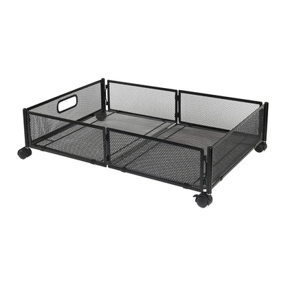 2-Pack: Under Bed Storage Container Foldable Rolling Storage Bin DailySale