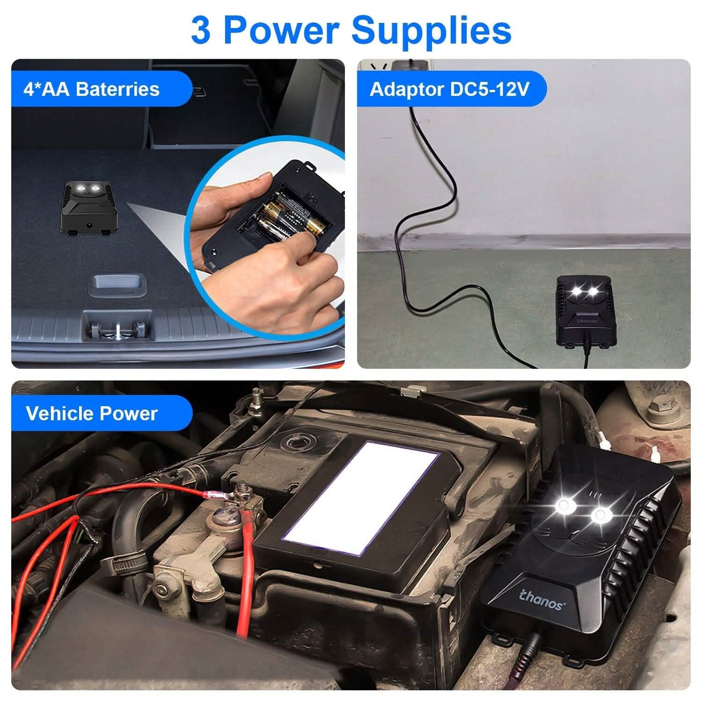 2-Pack: Under Hood Ultrasonic Repellent with 3 Power Supplies DailySale