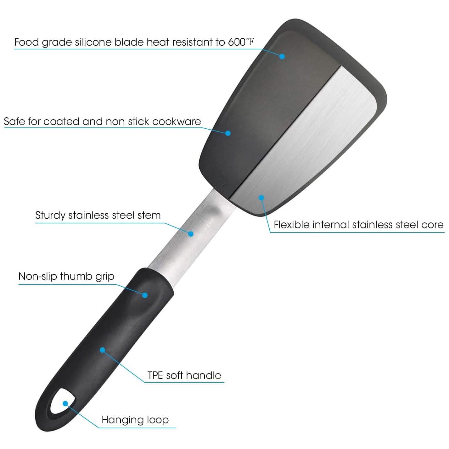 2-Pack: Unicook Flexible Silicone Spatula DailySale