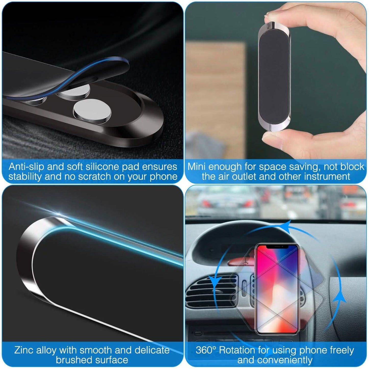 2-Pack: Universal Magnetic Car Mounts DailySale