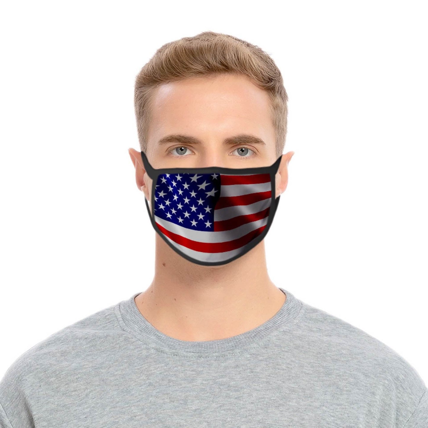 2-Pack: USA American Flag Reusable Washable Mask DailySale