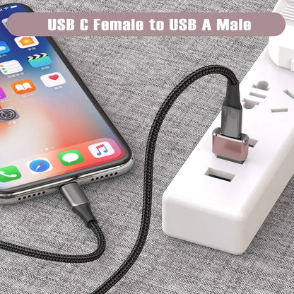2-Pack: USB C Female to USB Male Adapter DailySale