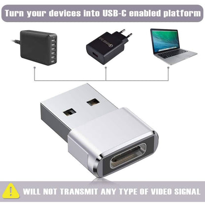 2-Pack: USB C Female to USB Male Adapter DailySale