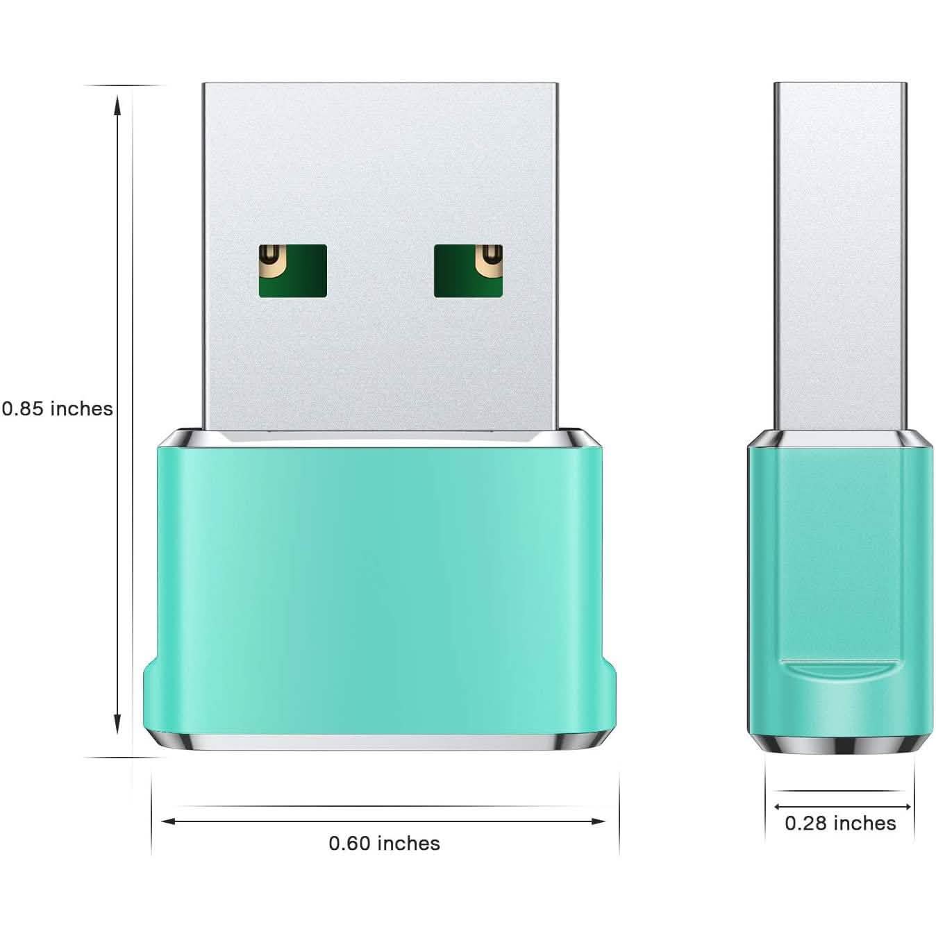 2-Pack: USB C Female to USB Male Adapter DailySale