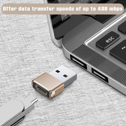 2-Pack: USB C Female to USB Male Adapter DailySale
