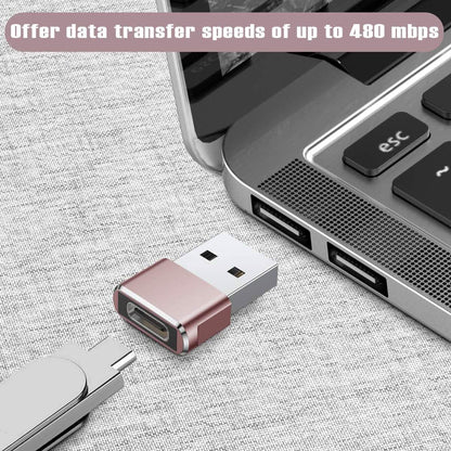 2-Pack: USB C Female to USB Male Adapter DailySale