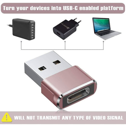 2-Pack: USB C Female to USB Male Adapter DailySale