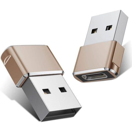 2-Pack: USB C Female to USB Male Adapter DailySale