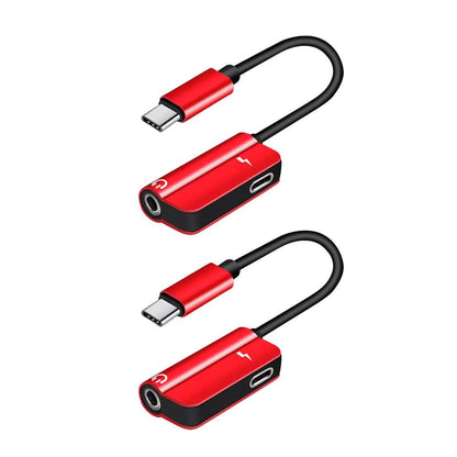 2-Pack: USB-C to 3.5mm Audio Plug Adapter DailySale
