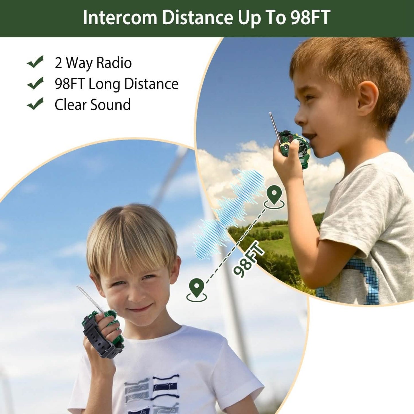 2-Pack: Walkie Talkies Watches Toy DailySale