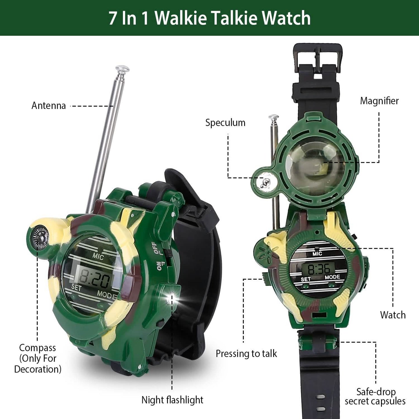 2-Pack: Walkie Talkies Watches Toy DailySale