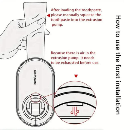 2-Pack:  Wall-Mounted Automatic Toothpaste Dispenser DailySale