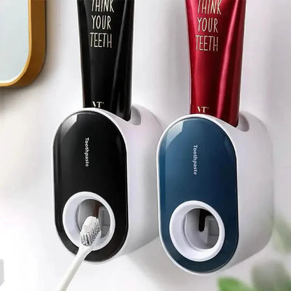2-Pack:  Wall-Mounted Automatic Toothpaste Dispenser DailySale