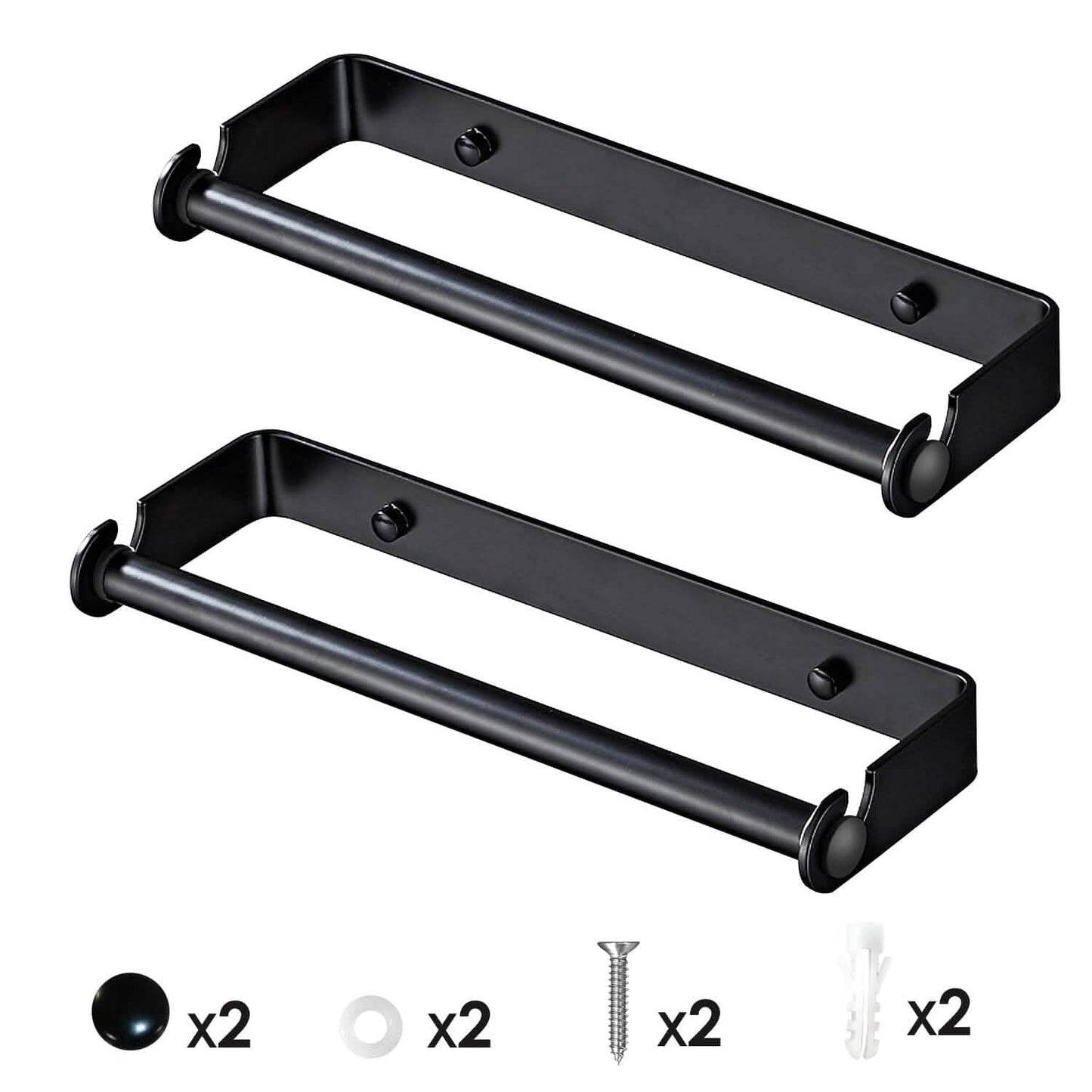 2-Pack: Wall Mounted Paper Towel Holder Under Cabinet DailySale