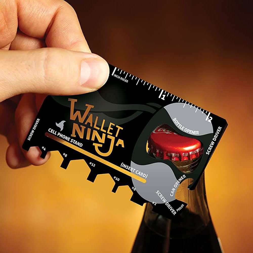 2-Pack: Wallet Ninja 18-in-1 Credit Card Sized Multi-tool DailySale