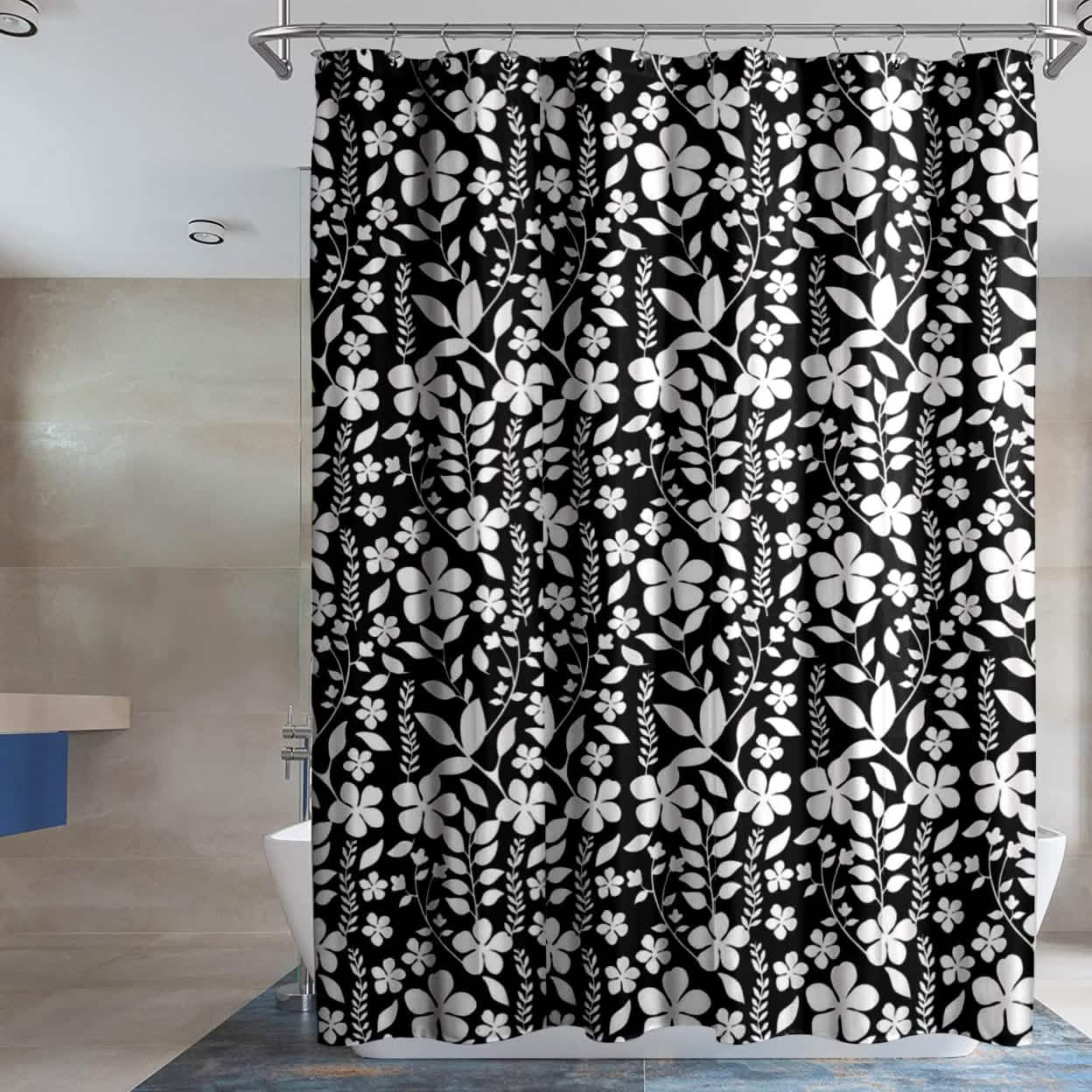 2-Pack: Water-Proof Printed Peva Shower Curtain DailySale