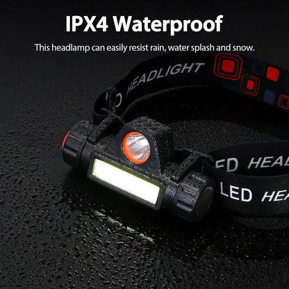 2-Pack: Waterproof Rechargeable Headlamp DailySale