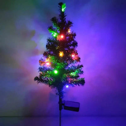 2-Pack: Waterproof Solar Christmas Tree LED Light DailySale