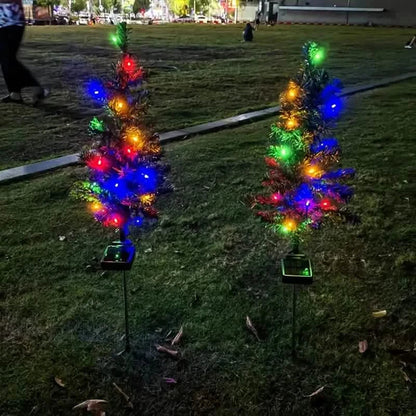 2-Pack: Waterproof Solar Christmas Tree LED Light DailySale