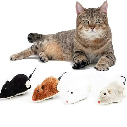 2-Pack: Wind Up Interactive Plush Mouse Toy DailySale
