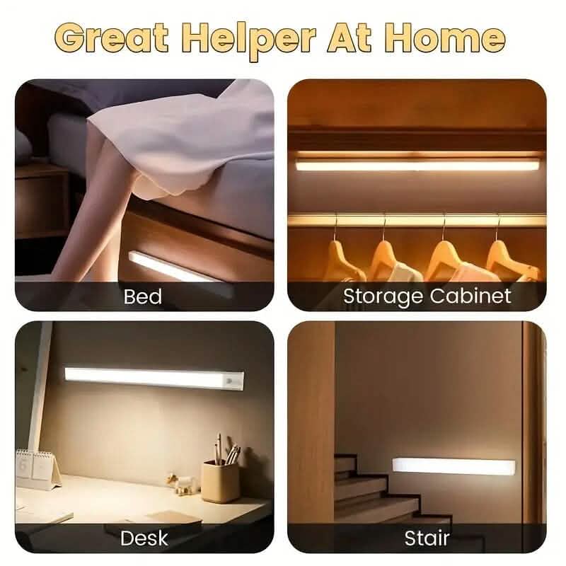 2-Pack: Wireless Motion Sensor 12" LED Light Strip DailySale