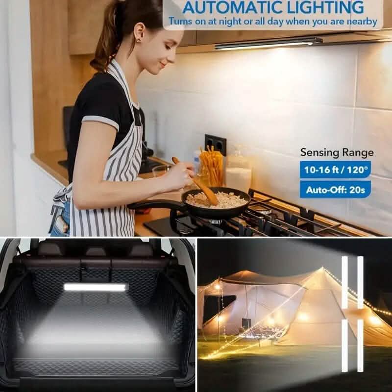 2-Pack: Wireless Motion Sensor 12" LED Light Strip DailySale