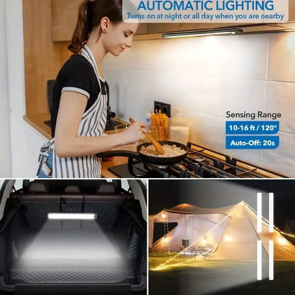 2-Pack: Wireless Motion Sensor 12" LED Light Strip DailySale