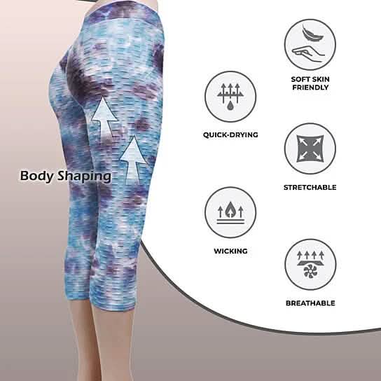2-Pack: Women Butt Lifting Tie Dye Leggings DailySale