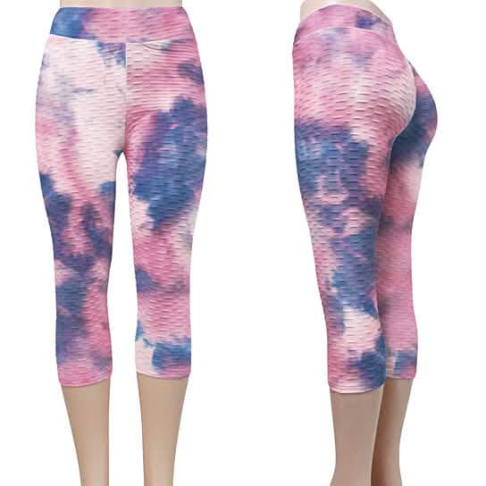 2-Pack: Women Butt Lifting Tie Dye Leggings DailySale