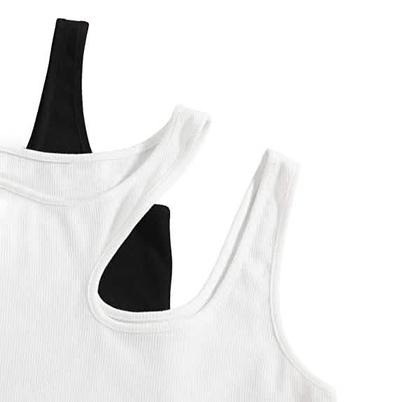 2-Pack: Women's Cropped Knit Tank Top DailySale
