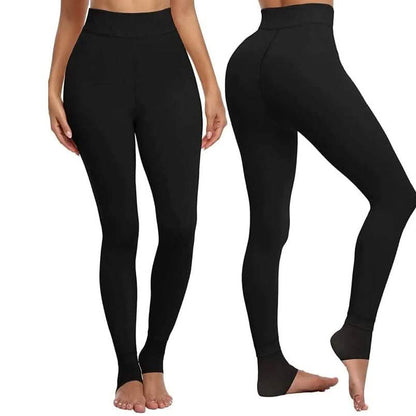2-Pack: Women’s Fleece Lined High Waist Leggings DailySale
