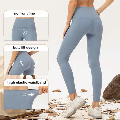 2-Pack: Women’s Fleece Lined High Waist Leggings DailySale